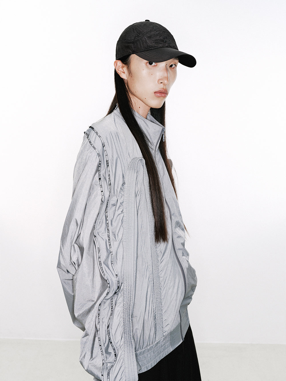 NUTEMPEROR Shy Project 025 Quick Dry Nylon Swivel Clasp Black Duck Tongue Golf Cap Spring/Summer