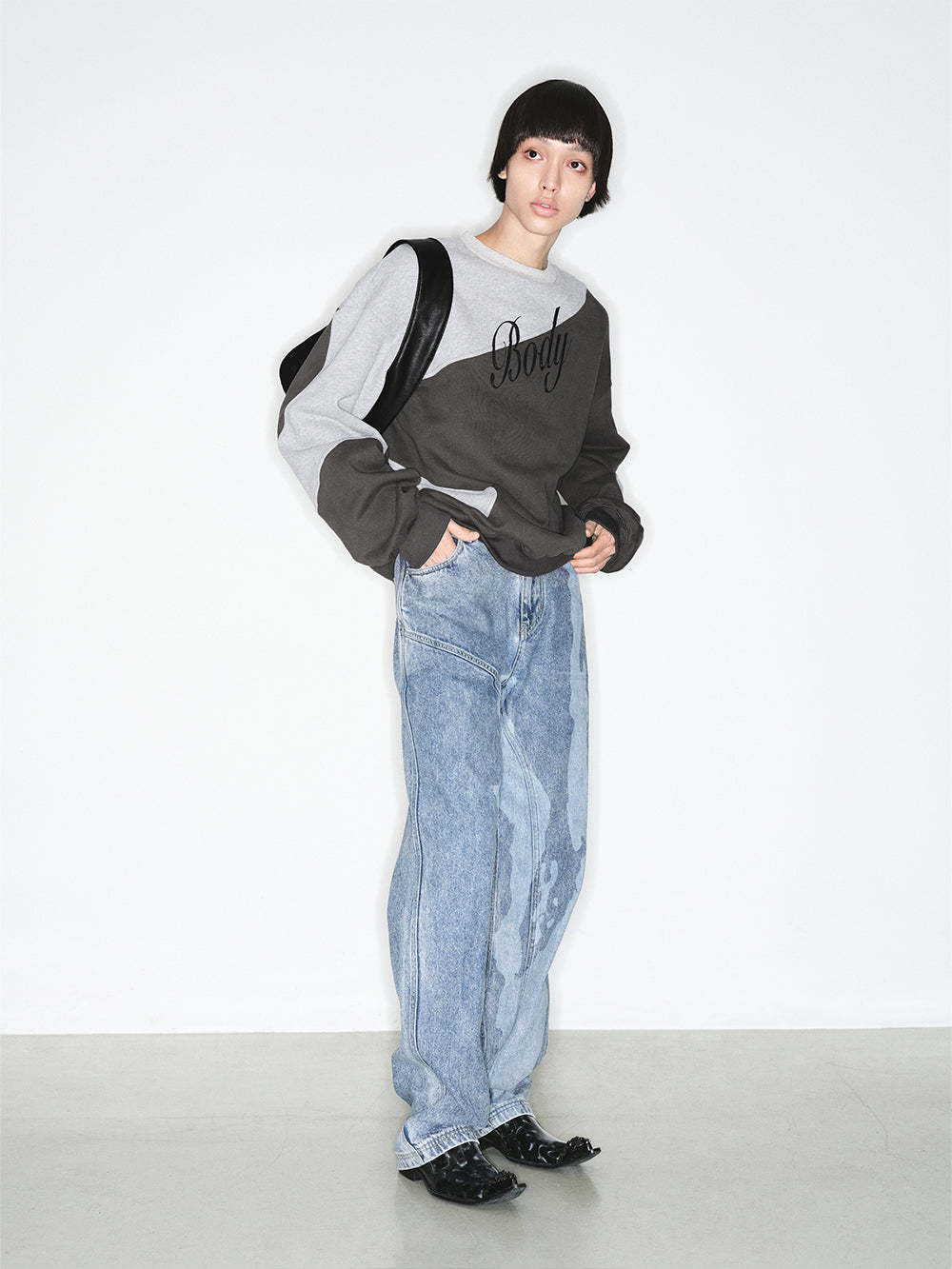 irregularly cotton sweatshirt
