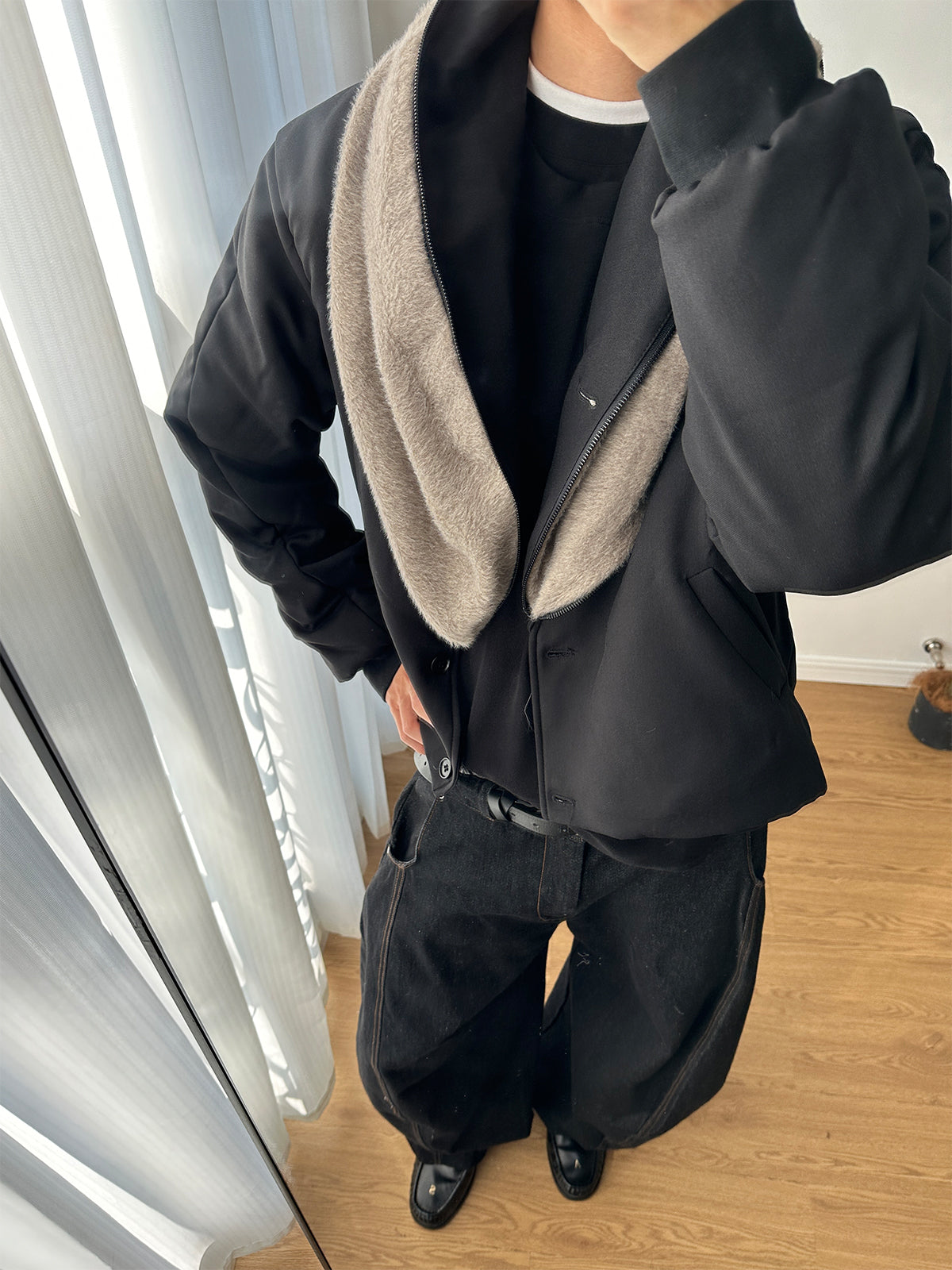 Italian shawl collar jacket