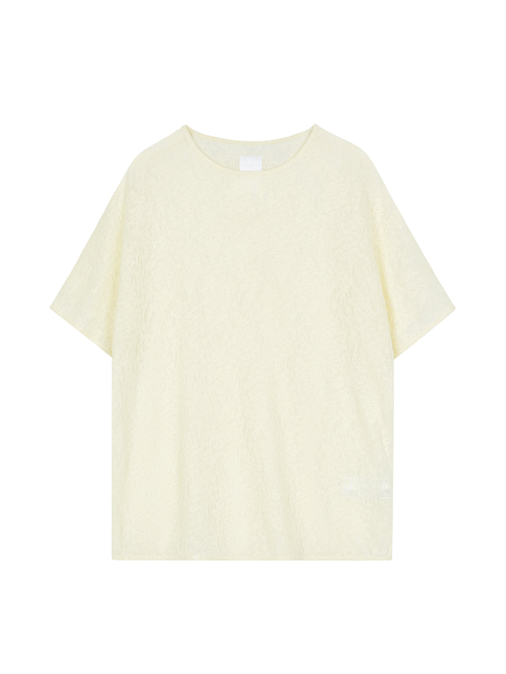 Lace Texture Short Sleeve