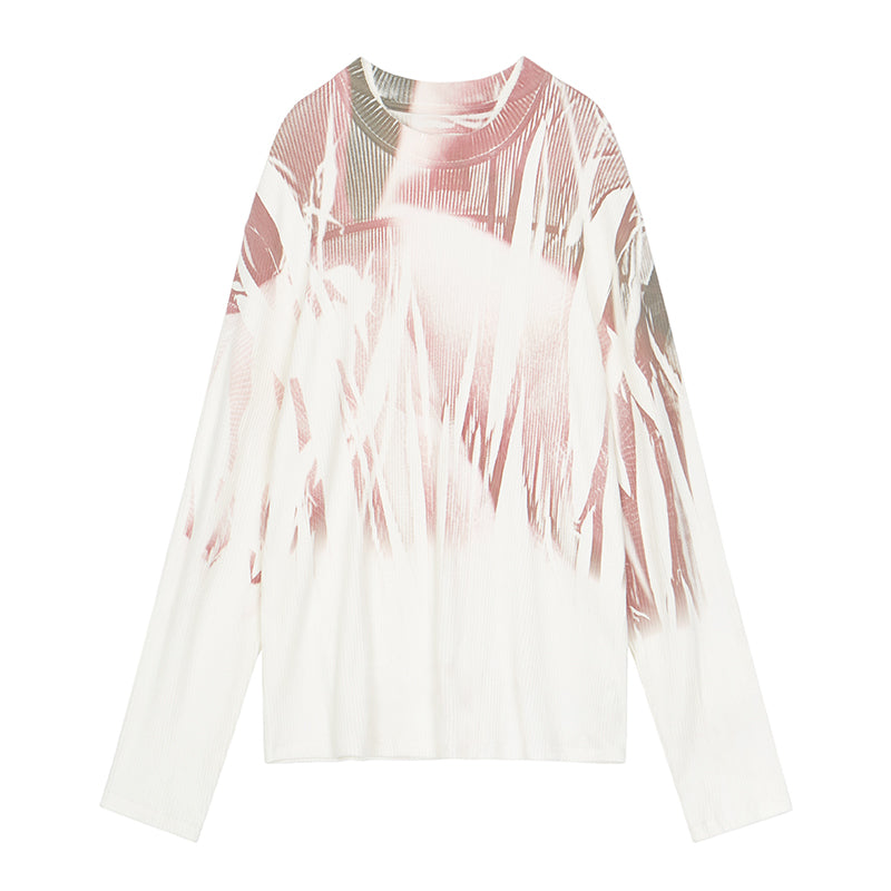 Soft Striped Fabric Long Sleeve