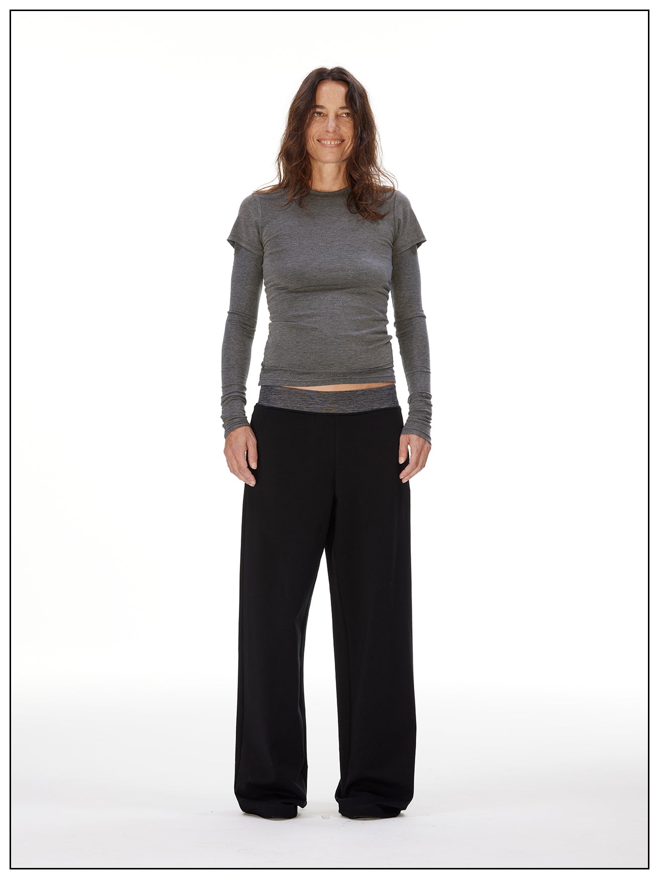 Relaxed, loose track pants