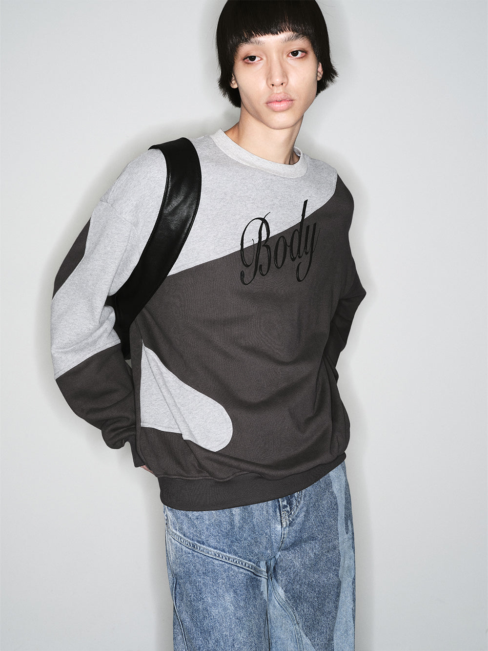 irregularly cotton sweatshirt