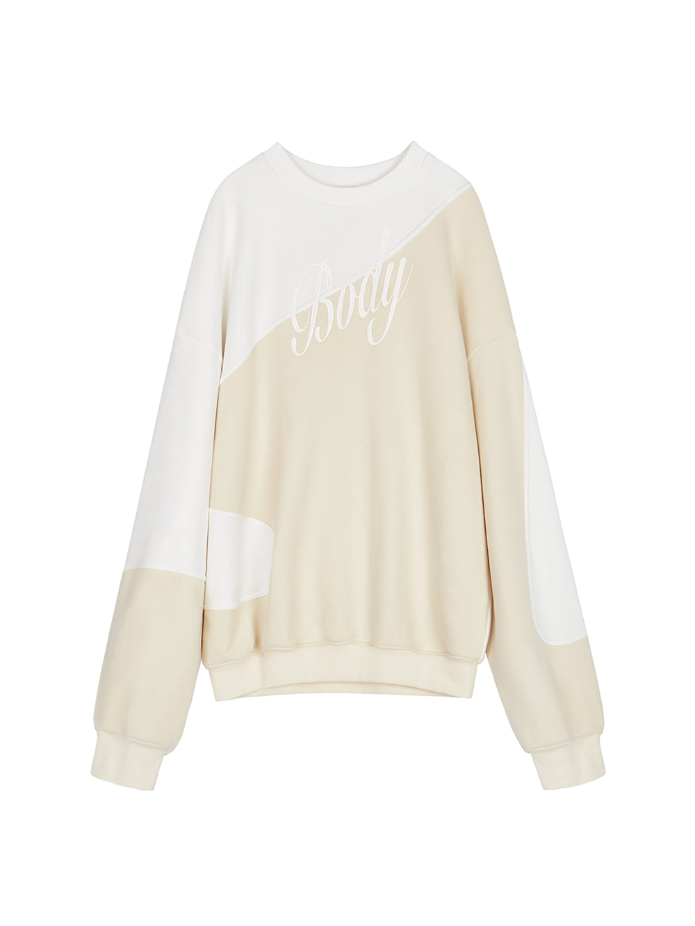 irregularly cotton sweatshirt
