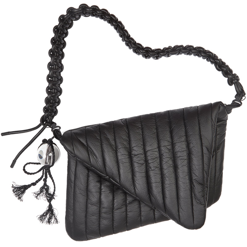 Hand-braided crossbody bag