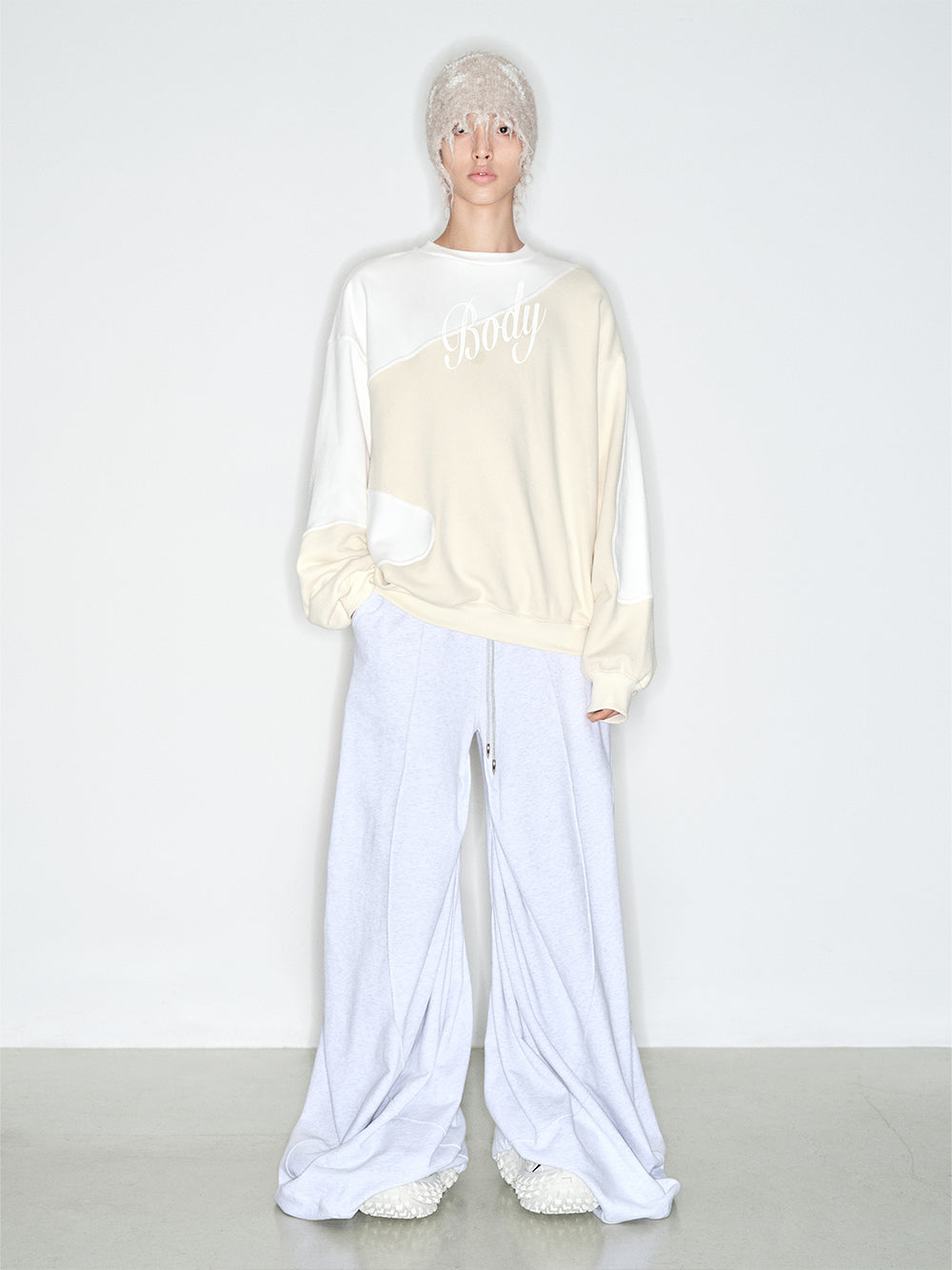 irregularly cotton sweatshirt