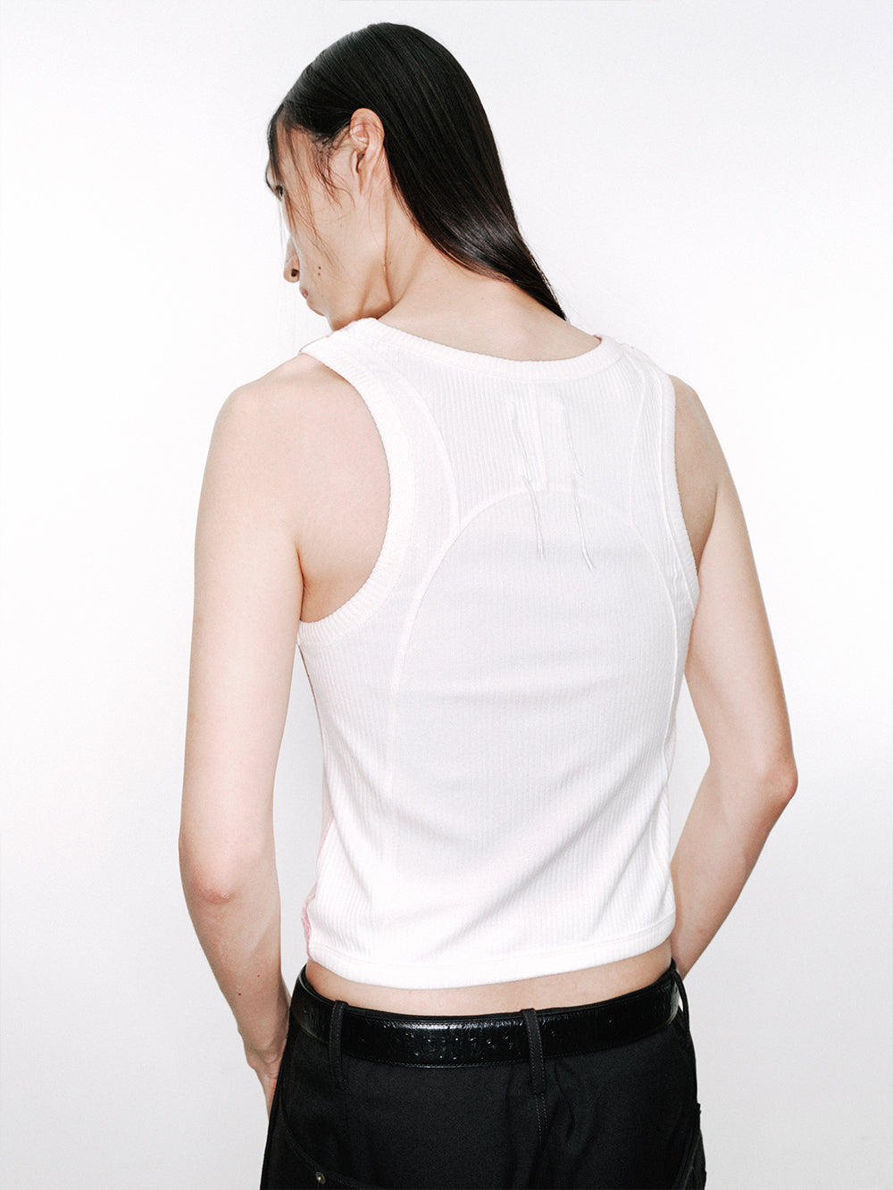 Fabric Slim Fit Vest