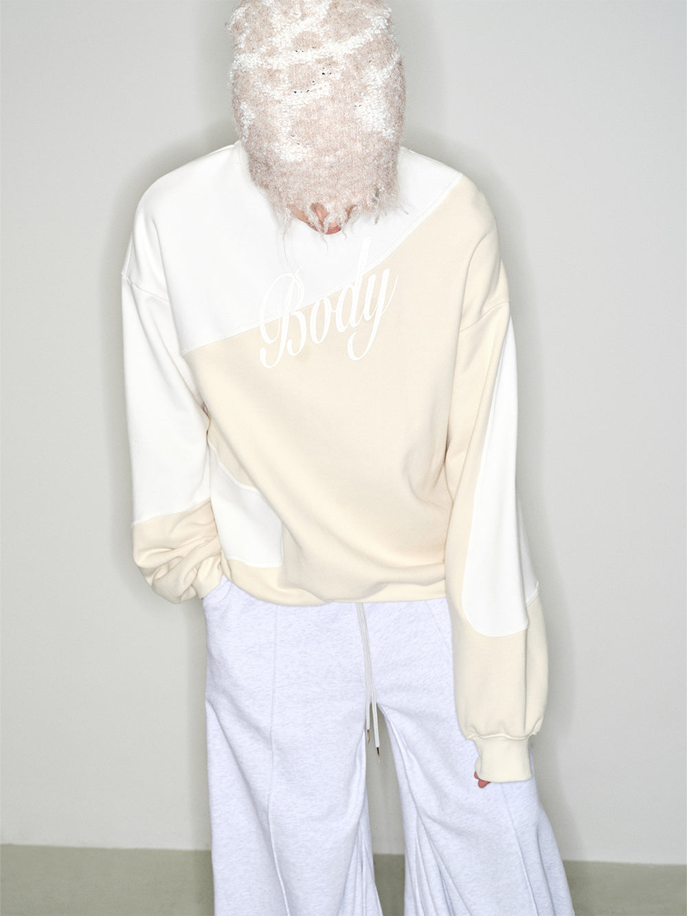irregularly cotton sweatshirt