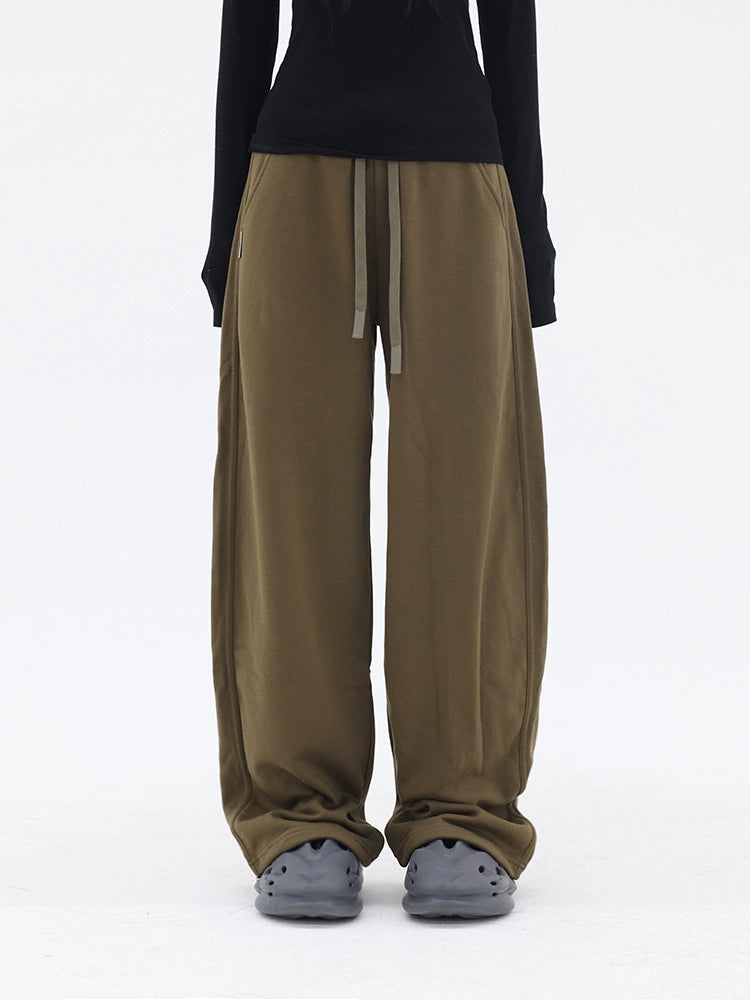 Wide Leg Slim Banana Pants