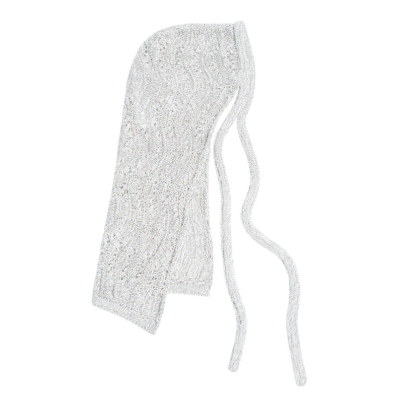 Hand-crimped special yarn tied