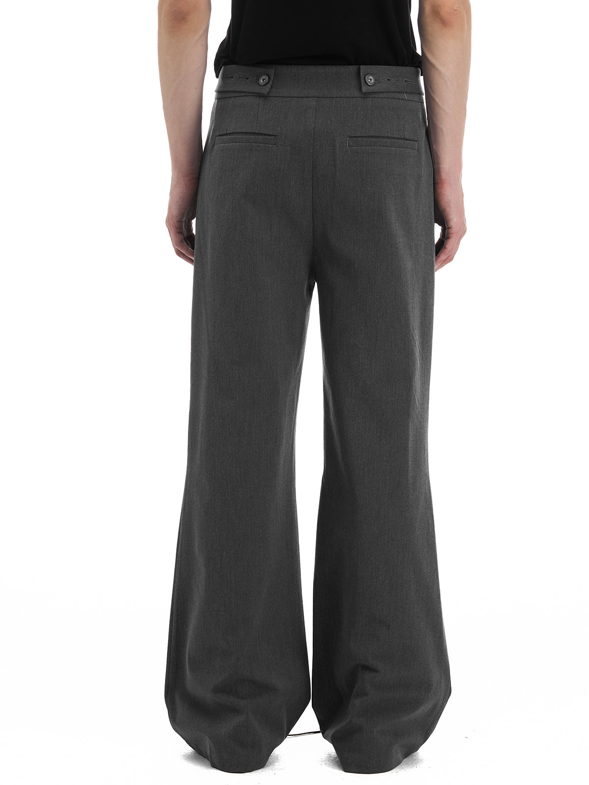 Fitted Bootcut Trousers