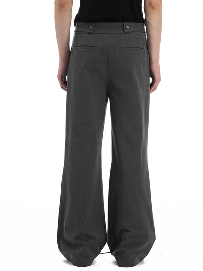 Fitted Bootcut Trousers