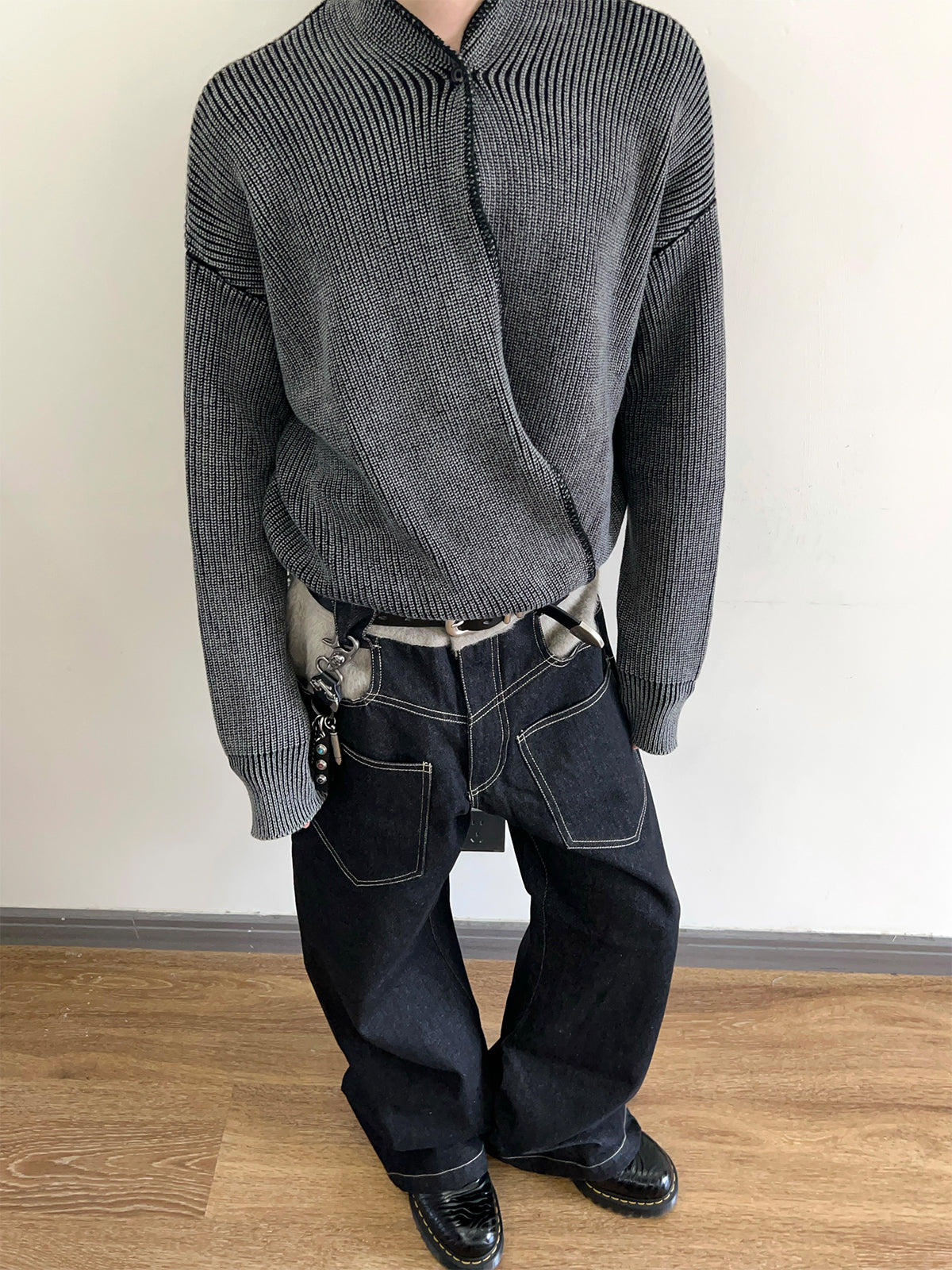 Graphite Vintage Cardigan