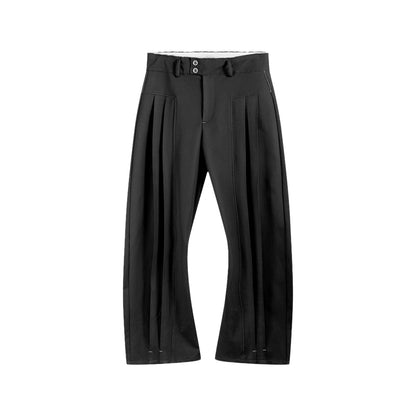 matte jujube holiday trousers