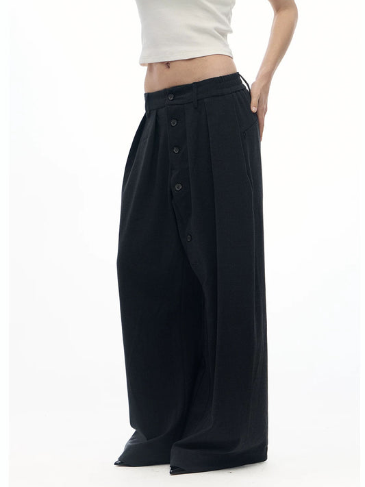 loop-up blend trousers