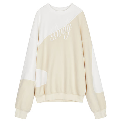 irregularly cotton sweatshirt