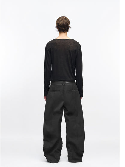 matte jujube holiday trousers