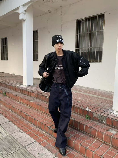 indigo denim cutter pants