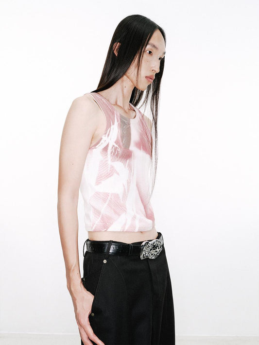 Fabric Slim Fit Vest
