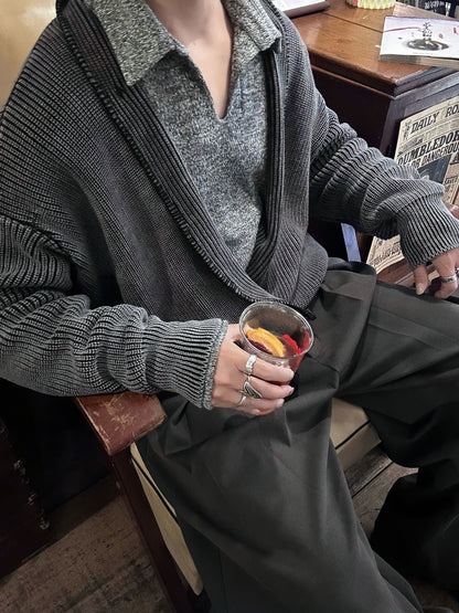 Graphite Vintage Cardigan