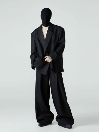 Loose-leaf Wide-Leg Pants