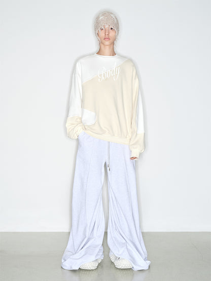 irregularly cotton sweatshirt
