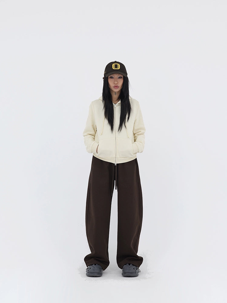 Wide Leg Slim Banana Pants