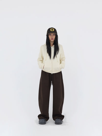 Wide Leg Slim Banana Pants