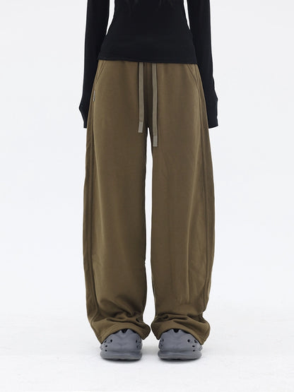 Wide Leg Slim Banana Pants