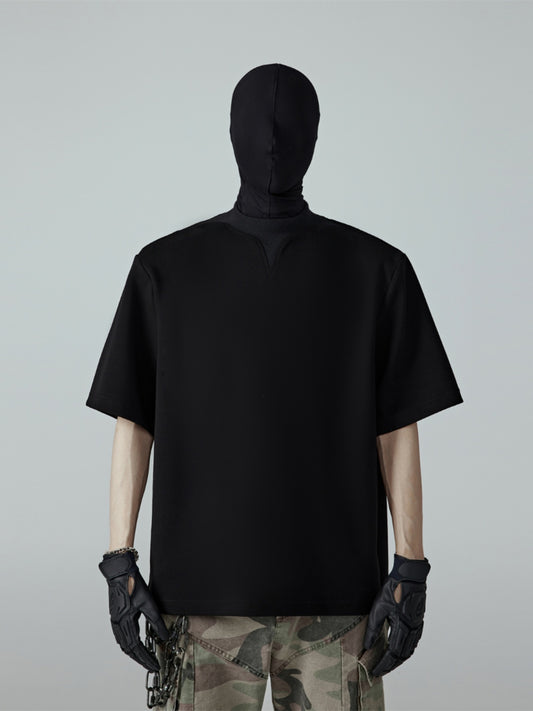 Detachable shoulder V-neck
