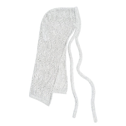 Hand-crimped special yarn tied