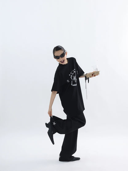 Original Elastic Waist Loose Pants