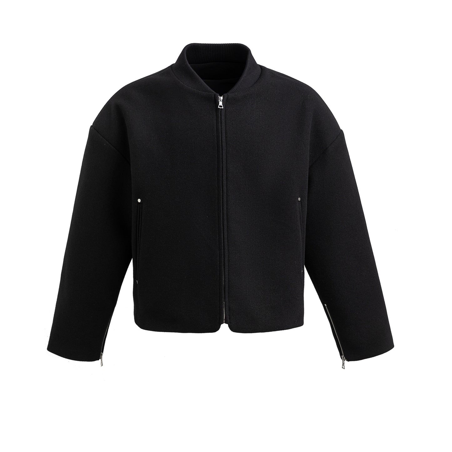 Wide Shoulder Tweed Jacket