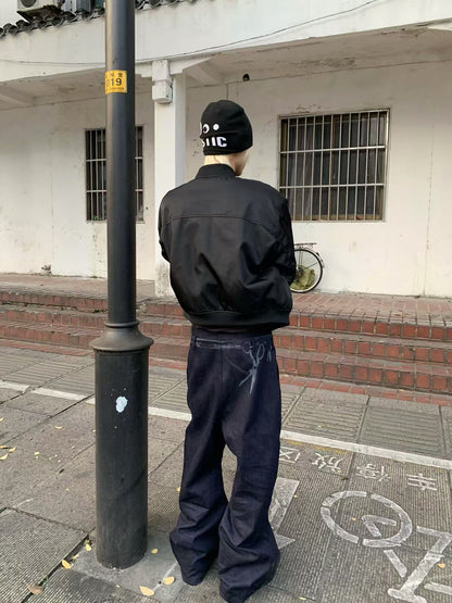 indigo denim cutter pants