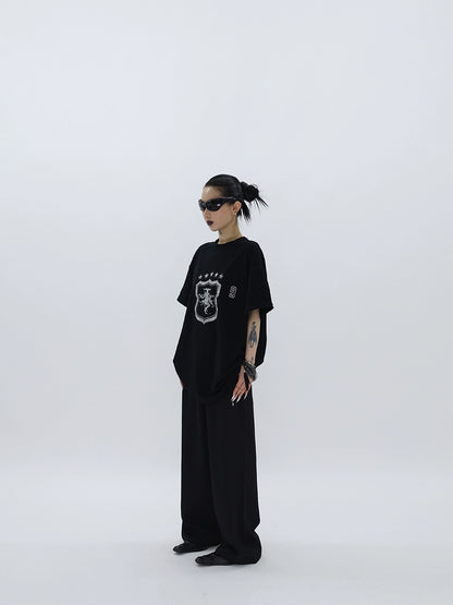 Original Elastic Waist Loose Pants