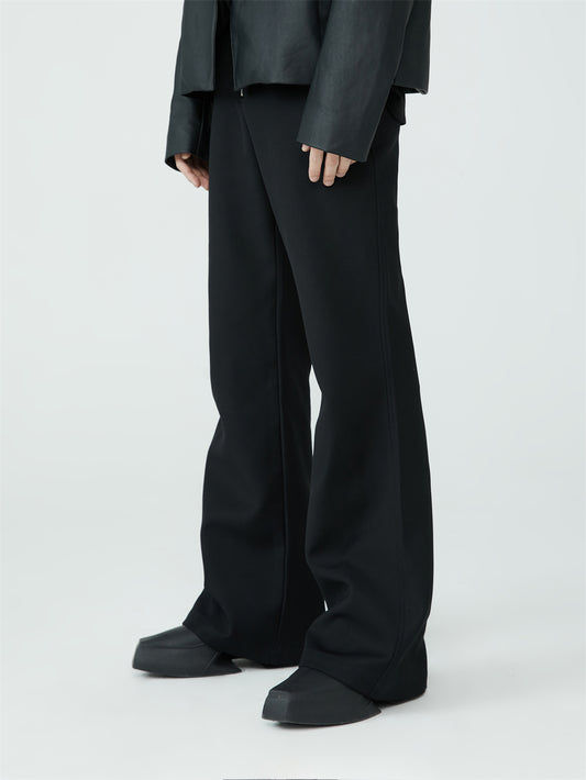 Basic Versatile Zipper Trousers