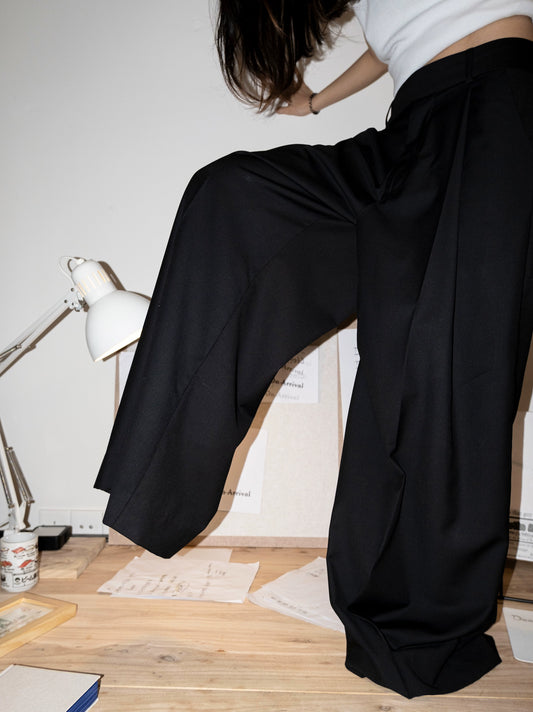 high-waisted, stereo pants